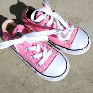 Converse all star toddler pink sneakers